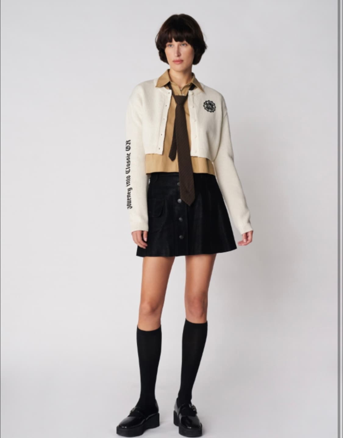 그로브 브리니 스커트 블랙 상품이미지1