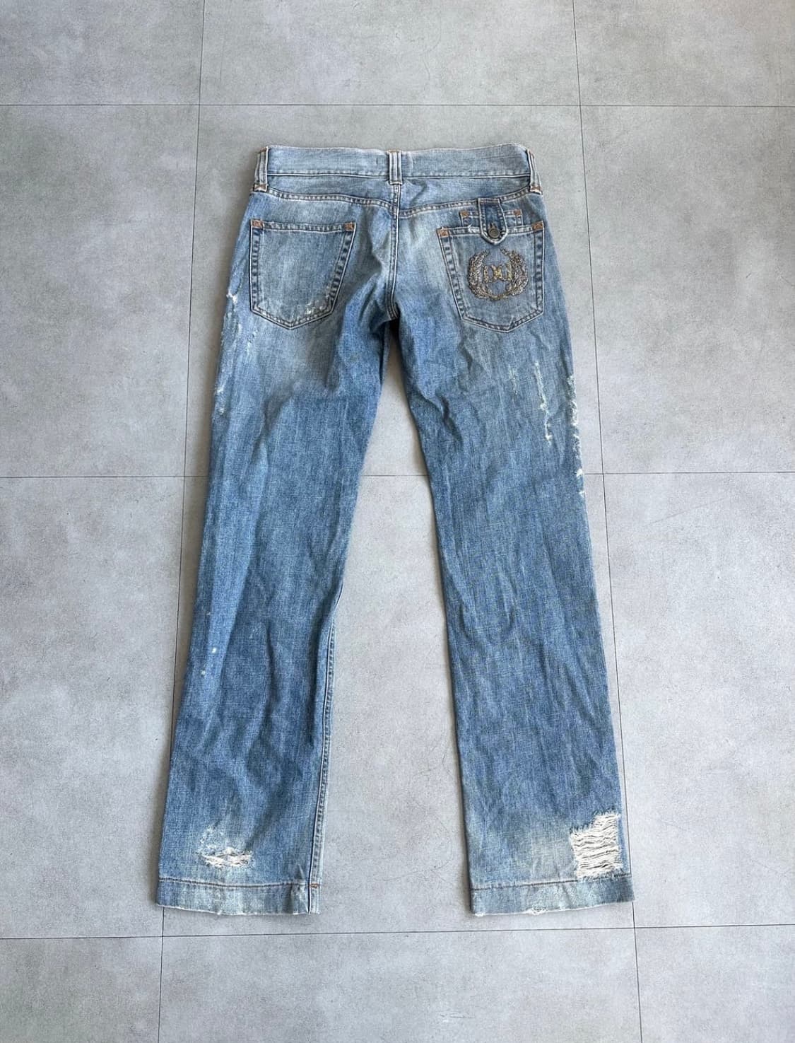 돌체앤가바나 00s 디스트로이드 포켓 데님팬츠 상품이미지7