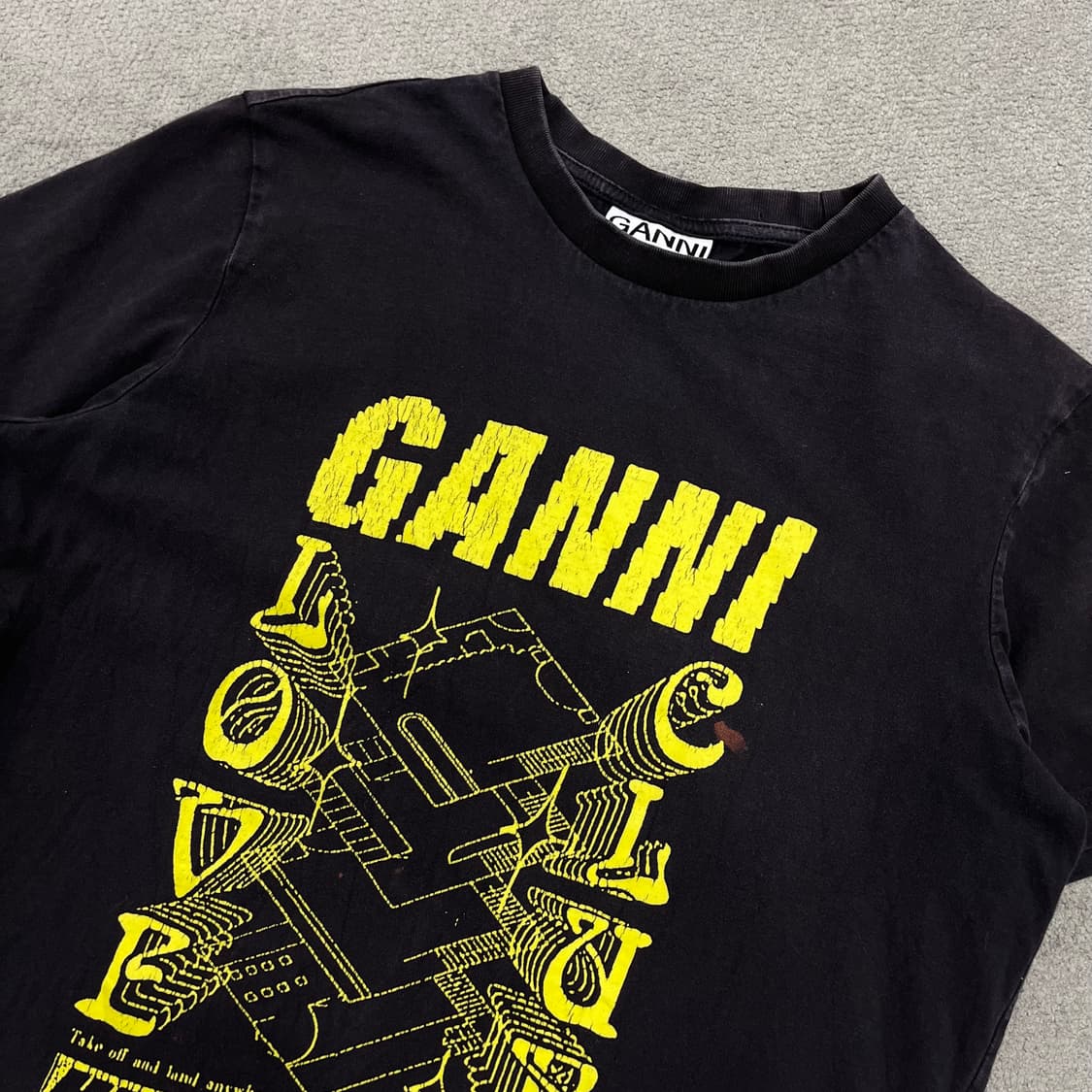 S 가니 빅로고 러브클럽 티셔츠 상품이미지2