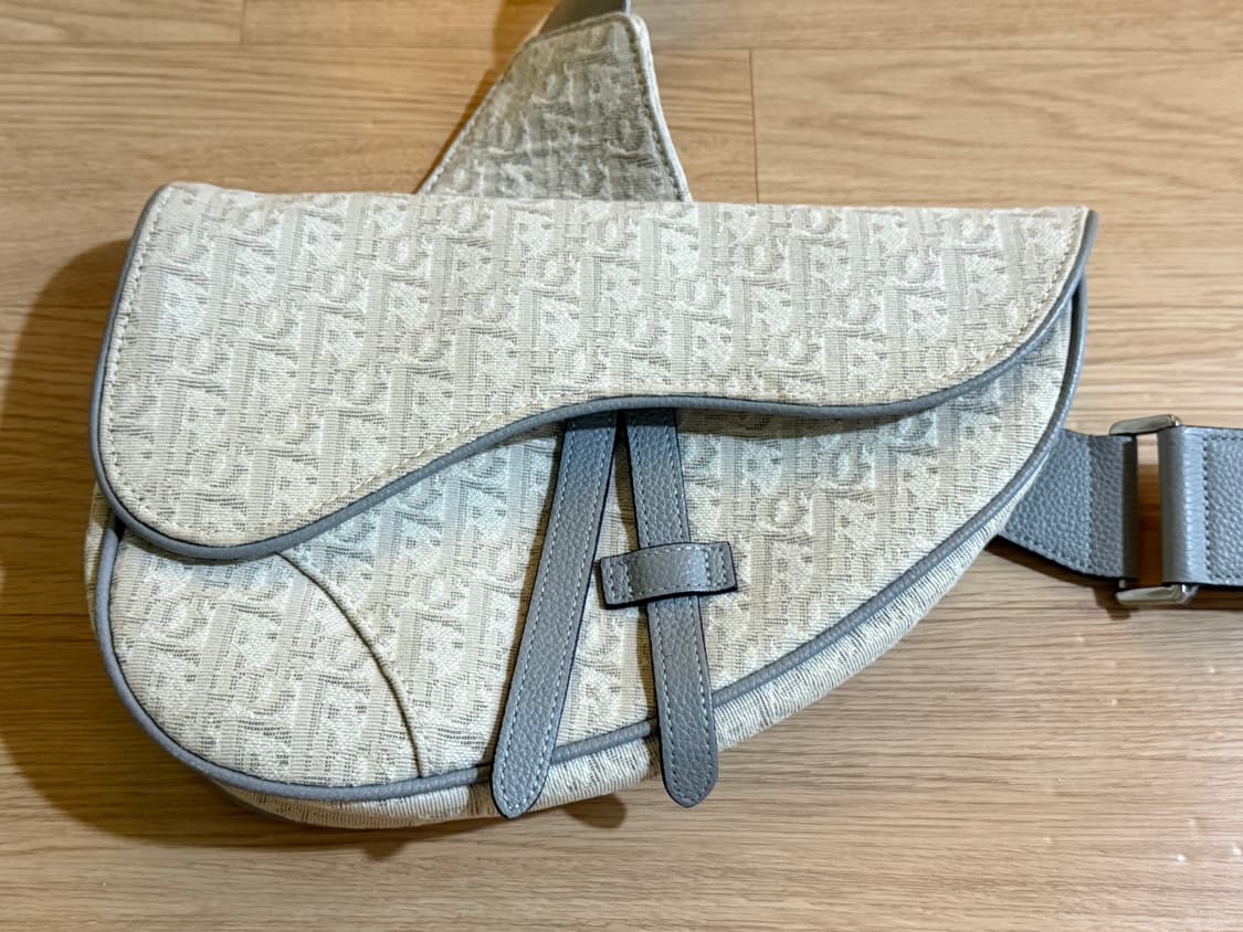 디올 오블리크 새들백 화이트 상품이미지1