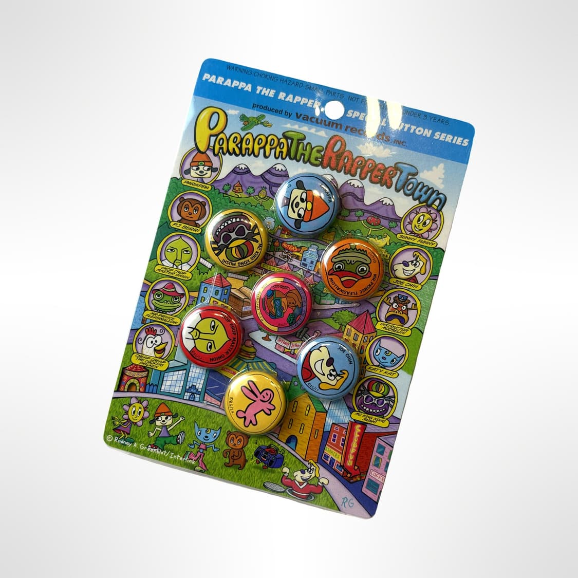 파라파더랩퍼 미니캔뱃지_블루 상품이미지1