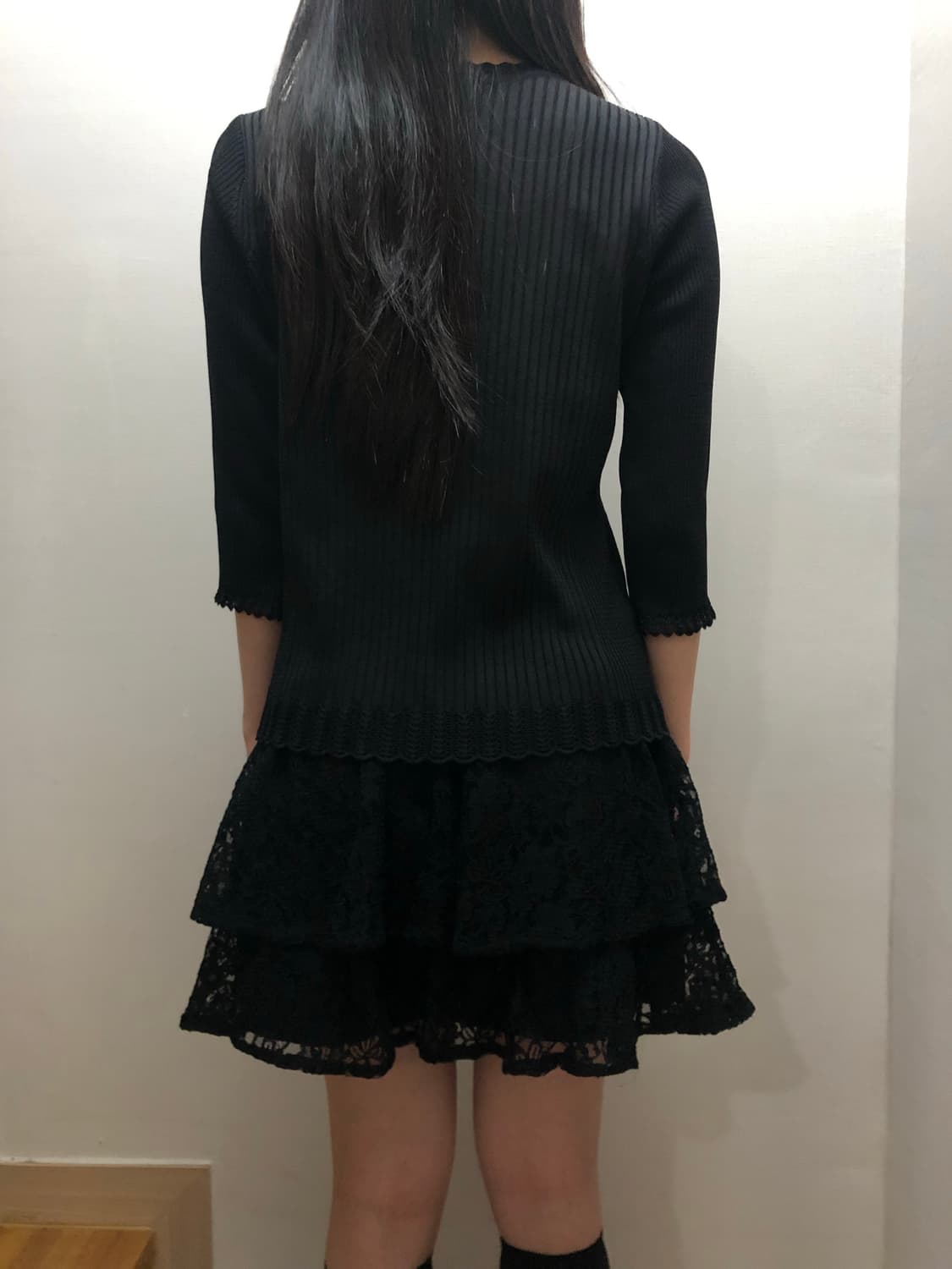 빈티지 블랙 오리엔탈 큐빅 탑 상품이미지8