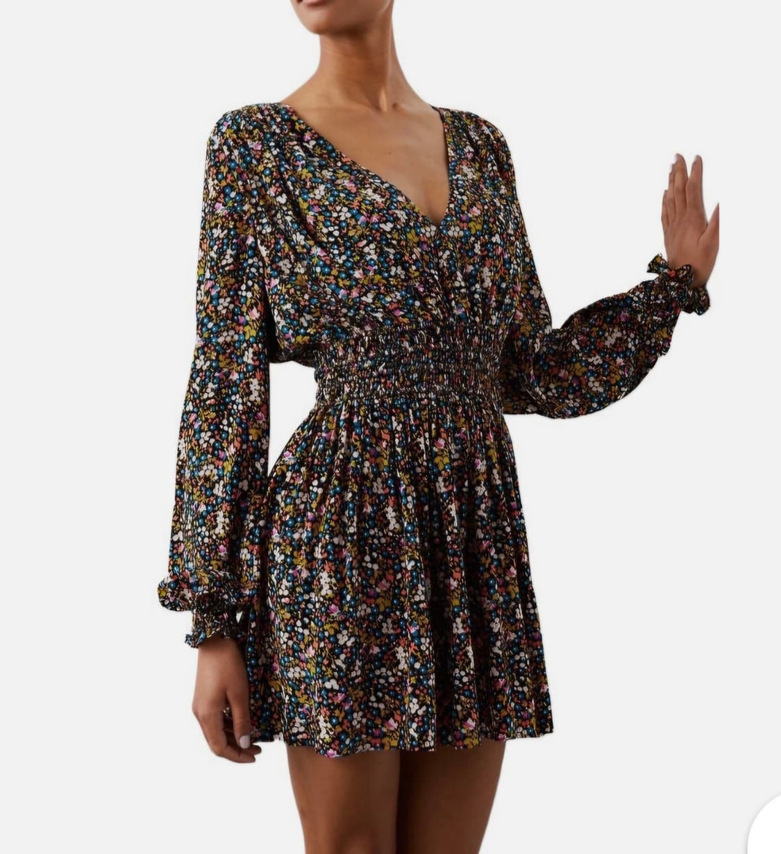 새상품)Rails 레일즈 플라워 원피스 상품이미지1