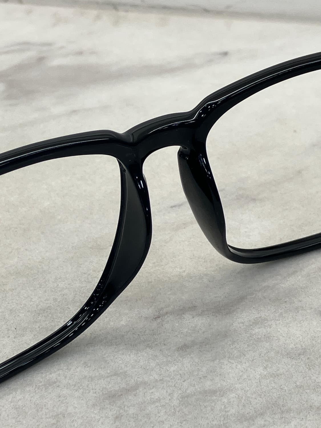 카라 KARRA 블랙 와이드 스퀘어 빅 뿔테 안경 상품이미지4