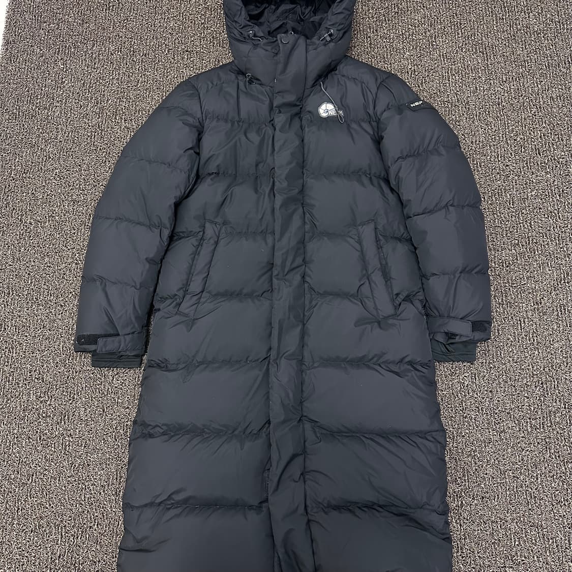 NEPA 네파 구스다운 롱패딩 블랙 95(M) 상품이미지1