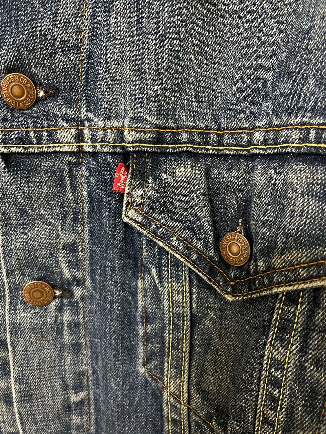 리바이스 90s 타입3 트러커 발렌시아 555 44사이즈 3세대 상품이미지3