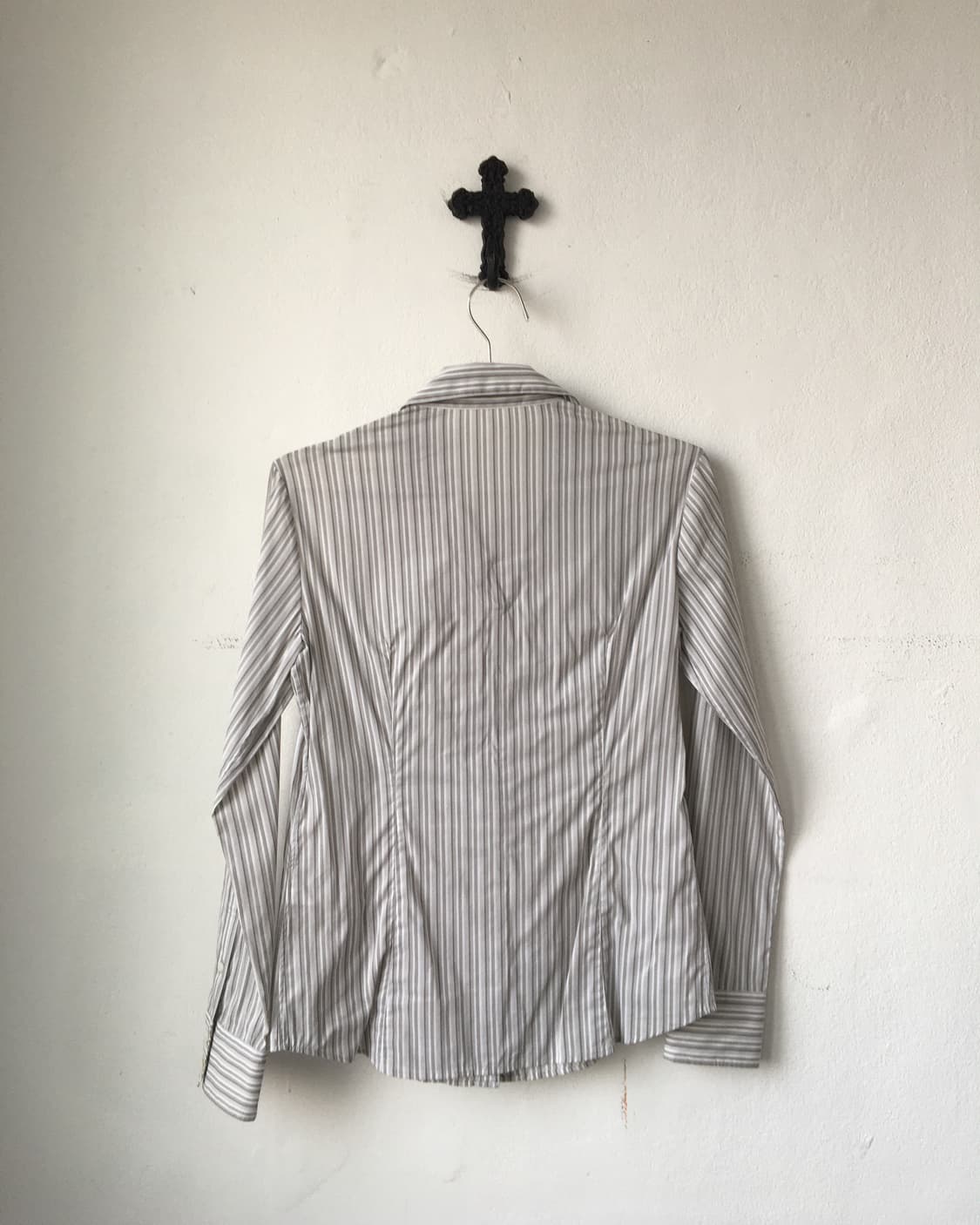 Stripe pattern shirring shirt 상품이미지3
