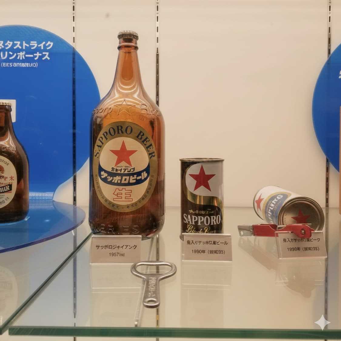 70년전 일본 쇼와40년대 기린 삿포로 에비스 비루 맥주 오프너 2개 상품이미지7