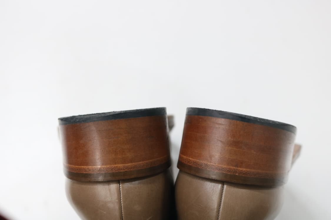 알프레도 바니스터 빈티지 스퀘어 토 가죽 슬립온 로퍼 (43) 상품이미지6