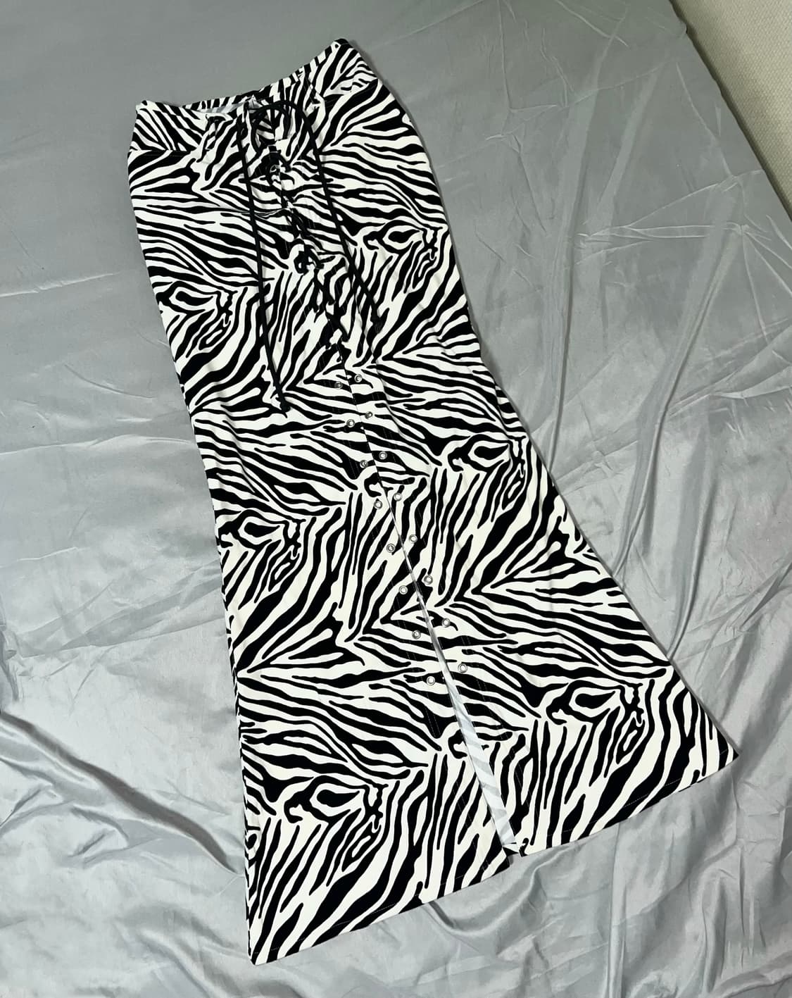 ✨vintage zibra long skirt 아일렛 머메이드 스커트✨ 상품이미지1