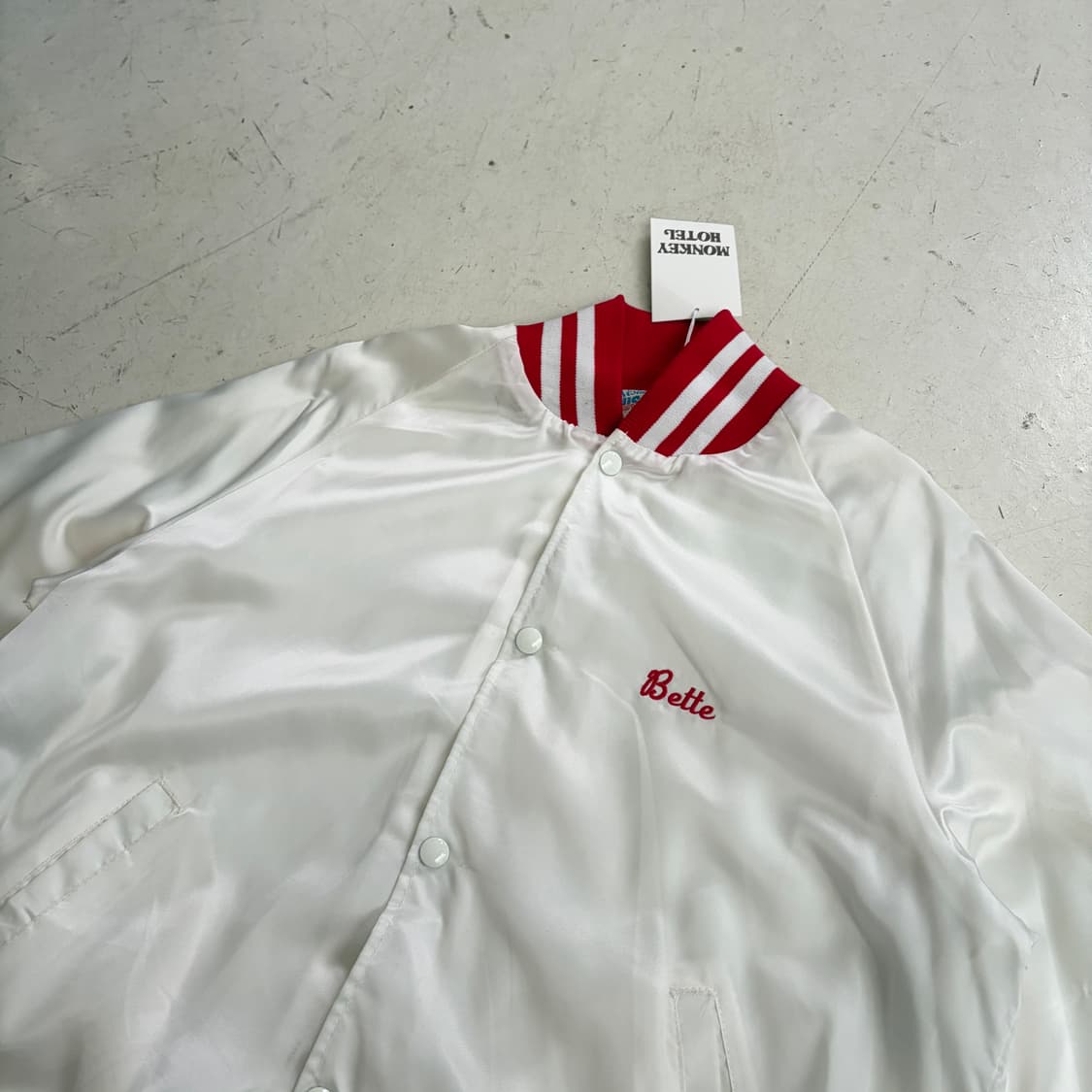 90s Westark USA 빈티지 나일론 바시티 자켓 M 상품이미지4