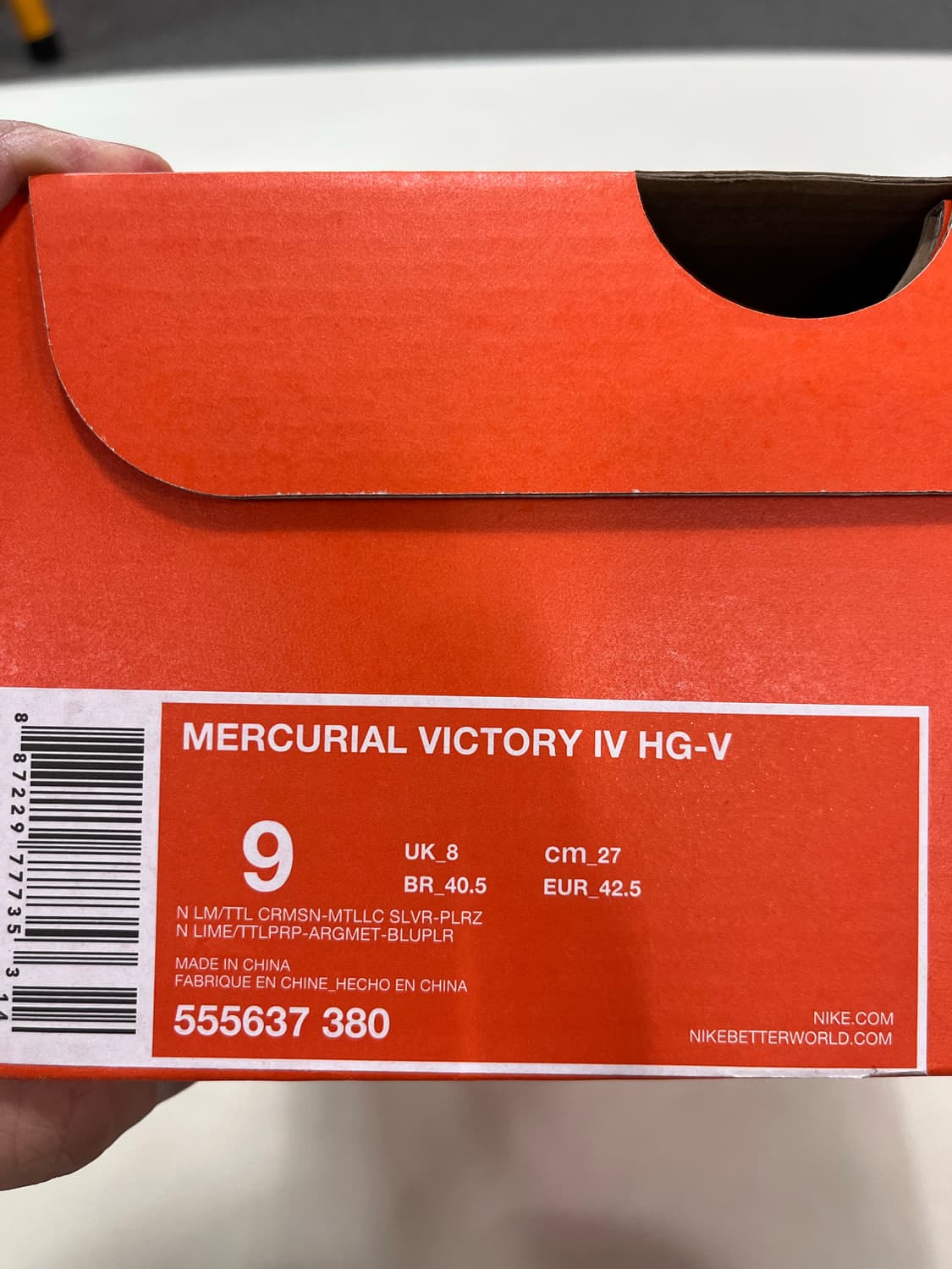 나이키 Mercurial Victory IV HG (새제품) 상품이미지2
