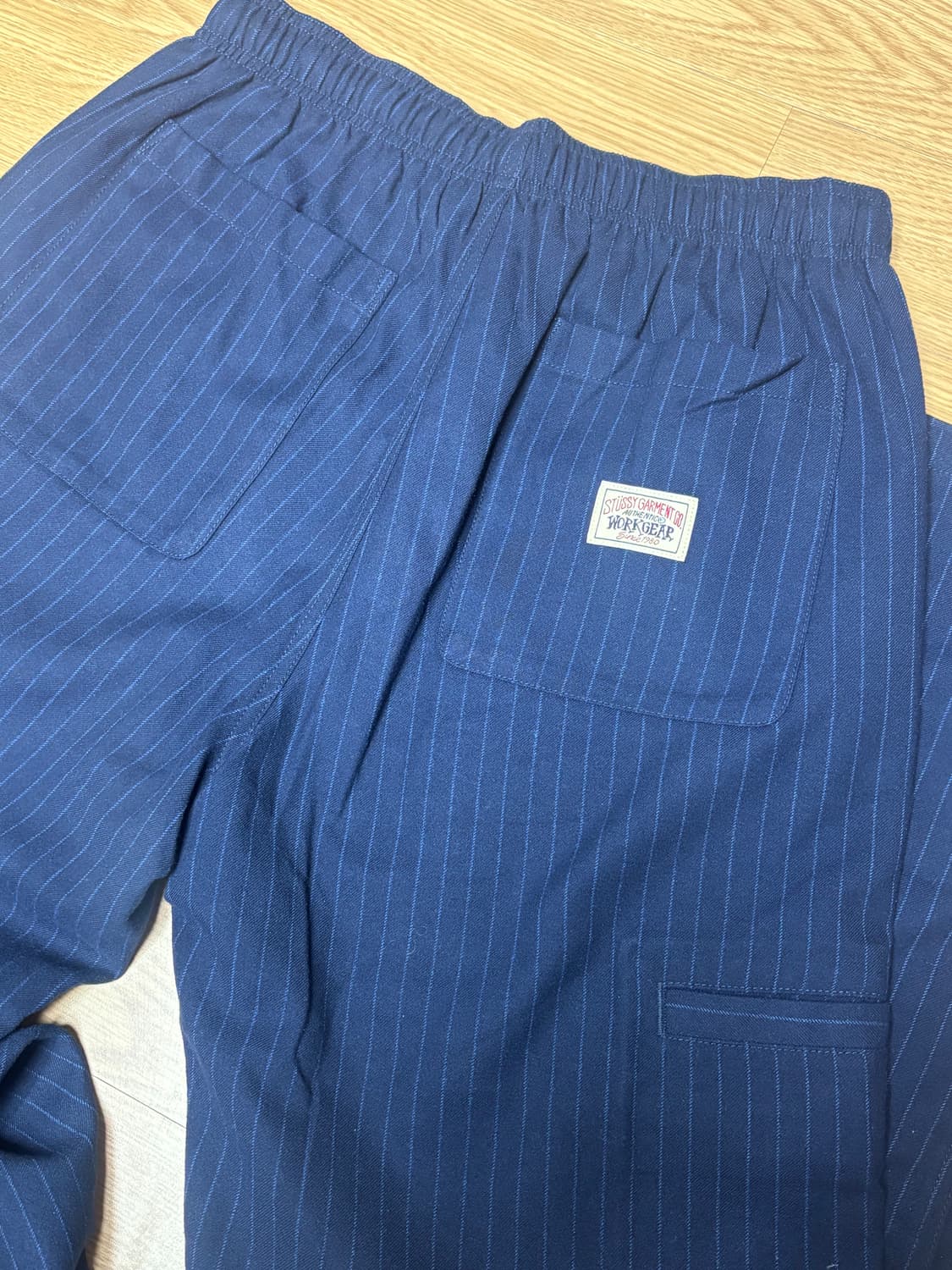 스투시 울 스트라이프 팬츠 M 상품이미지4