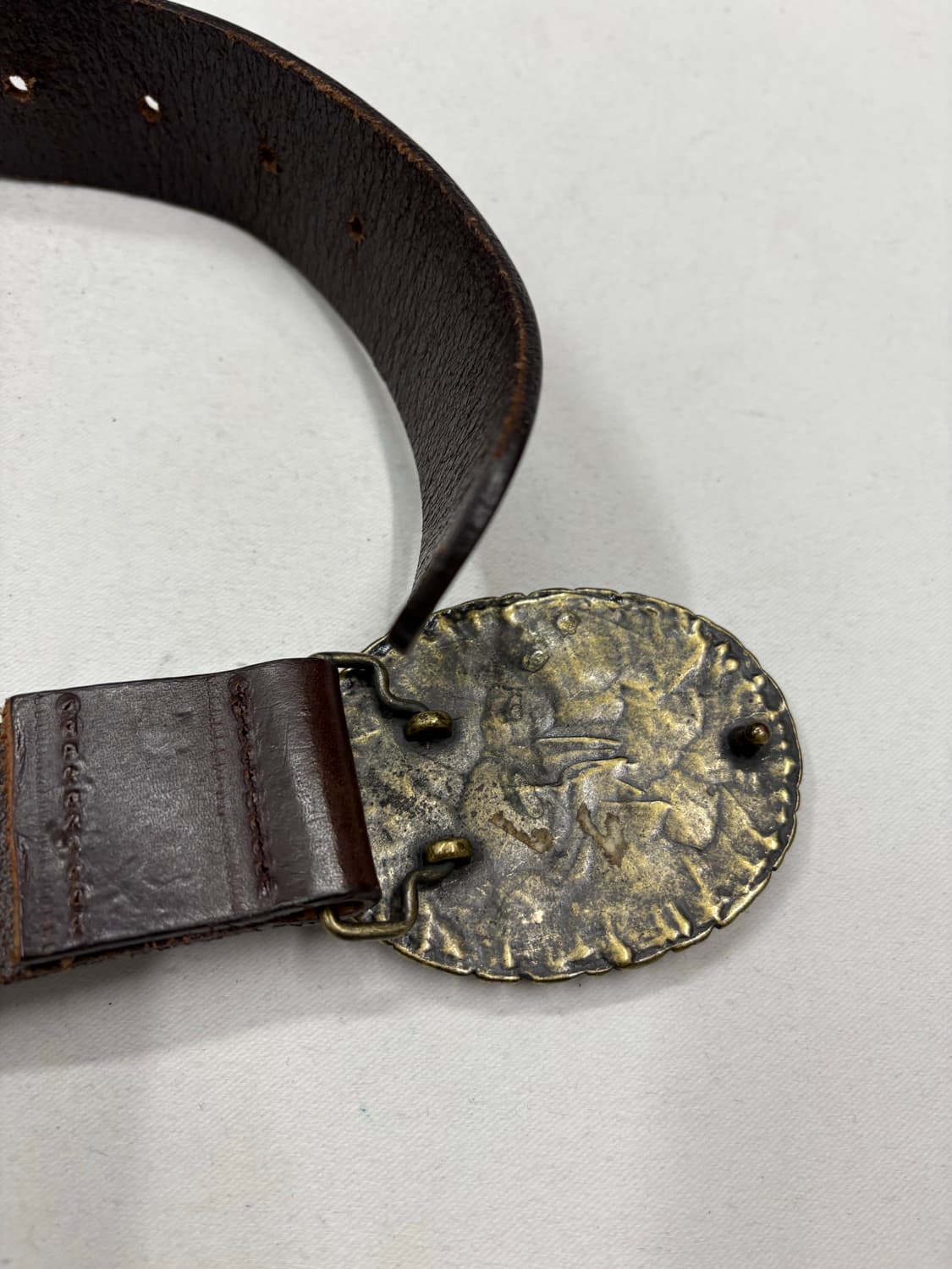 빈티지 웨스턴 콘초 터키석 버클 벨트 상품이미지4