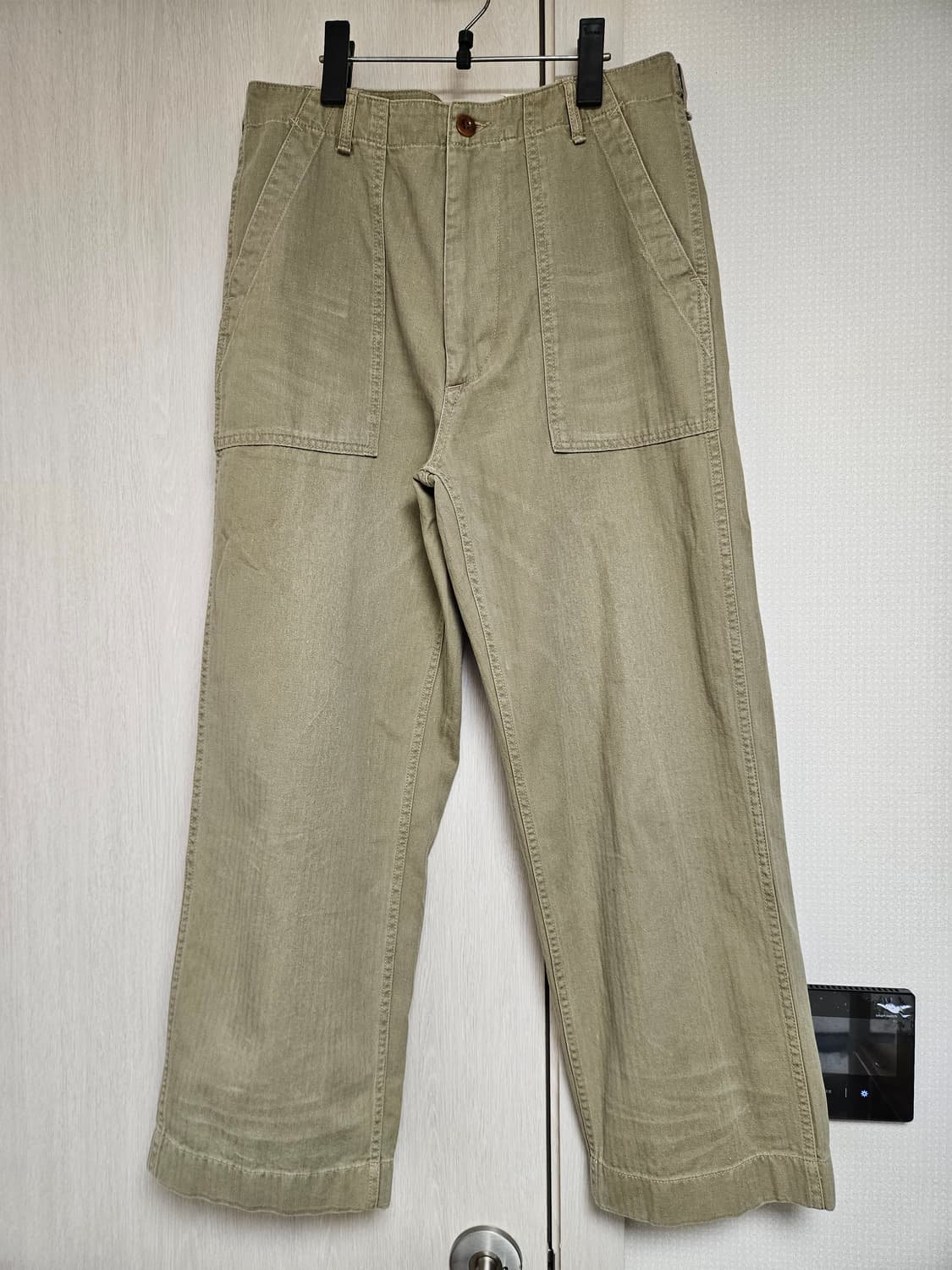 카키스 HBT baker pant khaki M 상품이미지4