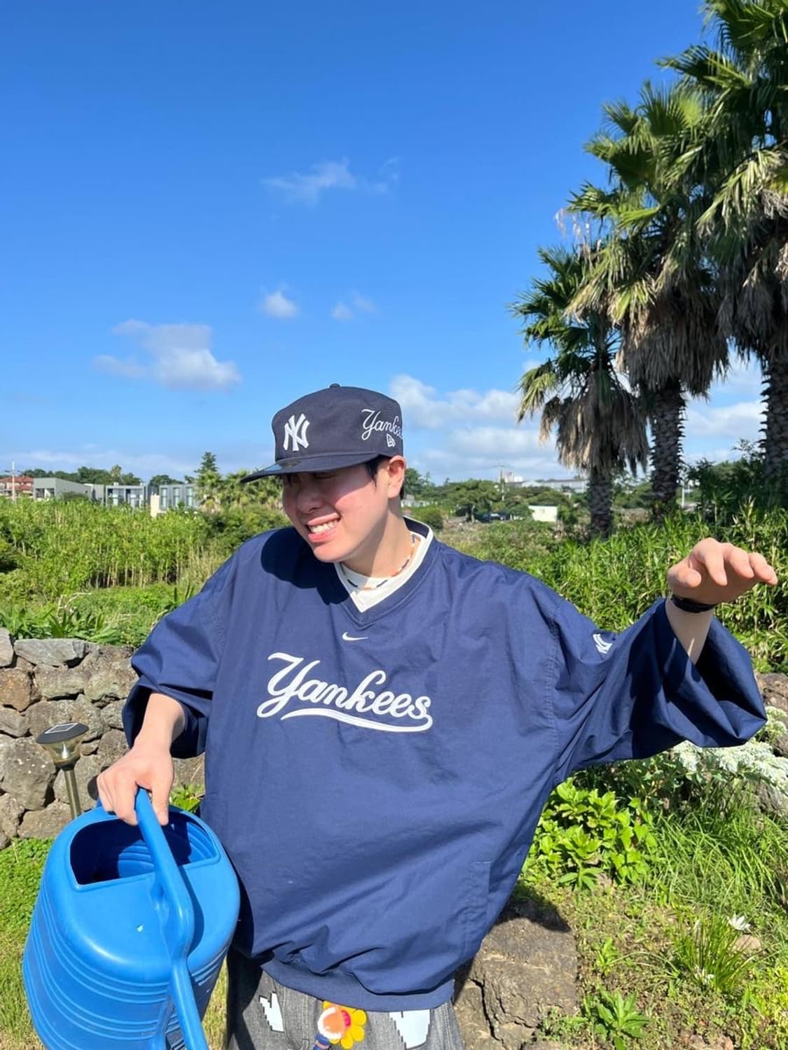 나이키 양키즈 웜업 유니폼 져지 XL 상품이미지3