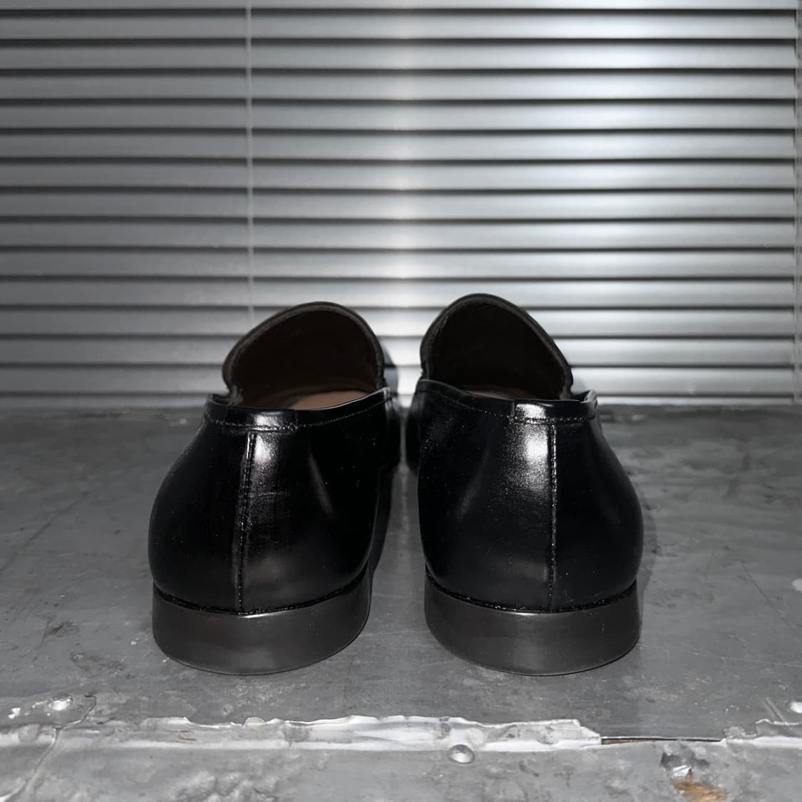 00s 빈티지 블랙 프라다 스포츠 스퀘어 토 로퍼 풀박스 상품이미지6