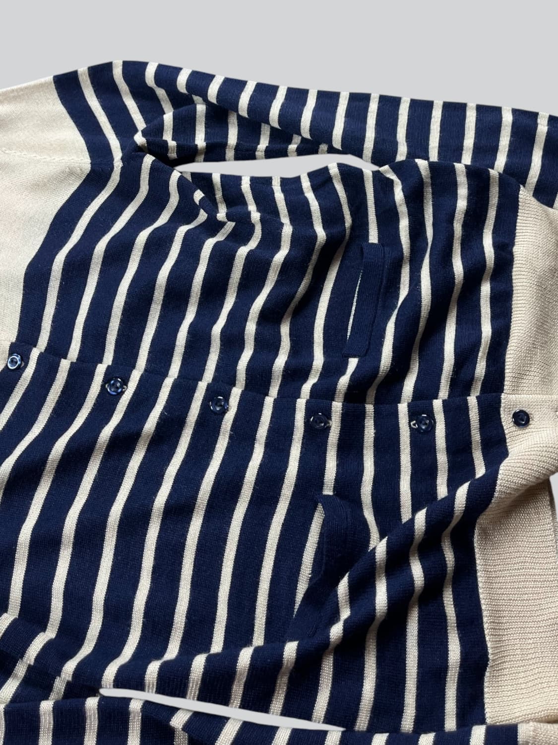 BEAMS Heart 스트라이프 가디건  상품이미지3
