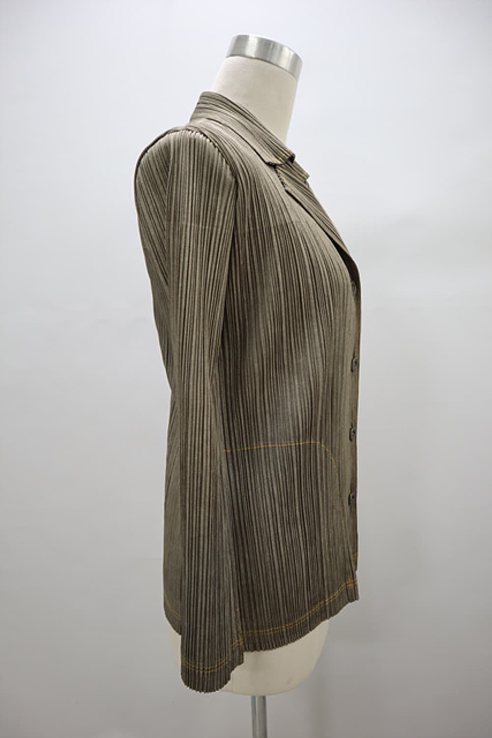 PLEATS PLEASE 플리츠플리즈 자켓 매장판 연한카키 상품이미지3