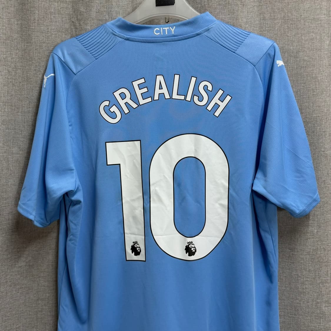 [XL] 푸마 맨시티 23-24 홈 반팔 유니폼 (No.10 그릴리쉬) 상품이미지5