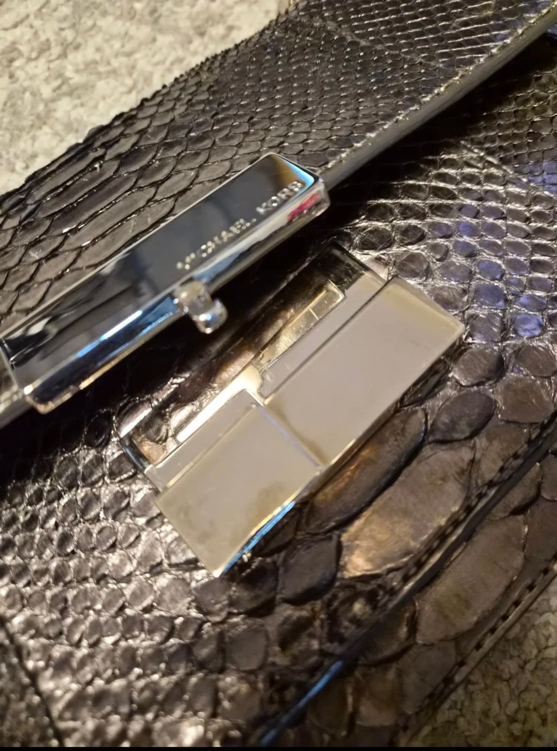 Michael kors 리얼 아나콘다 파이톤 "리미티드에디션 " 고가라인 상품이미지8