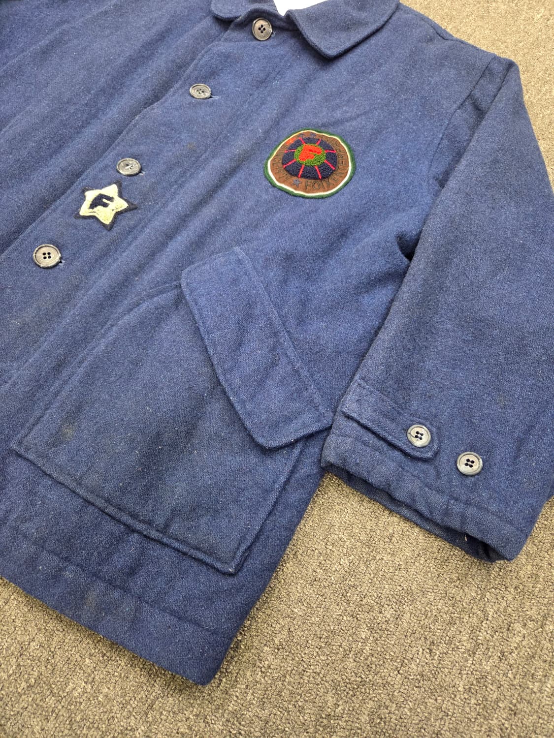 90's 일본빈티지 울코트 상품이미지5