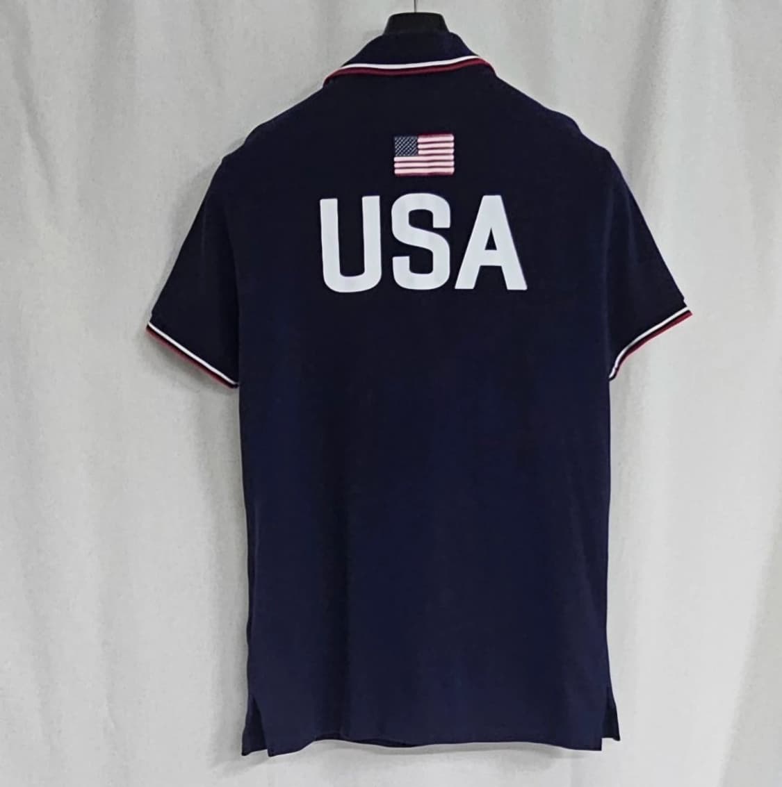 (정품)95~100폴로랄프로렌USA 16 빅포니 카라 반팔 티셔츠 상품이미지2