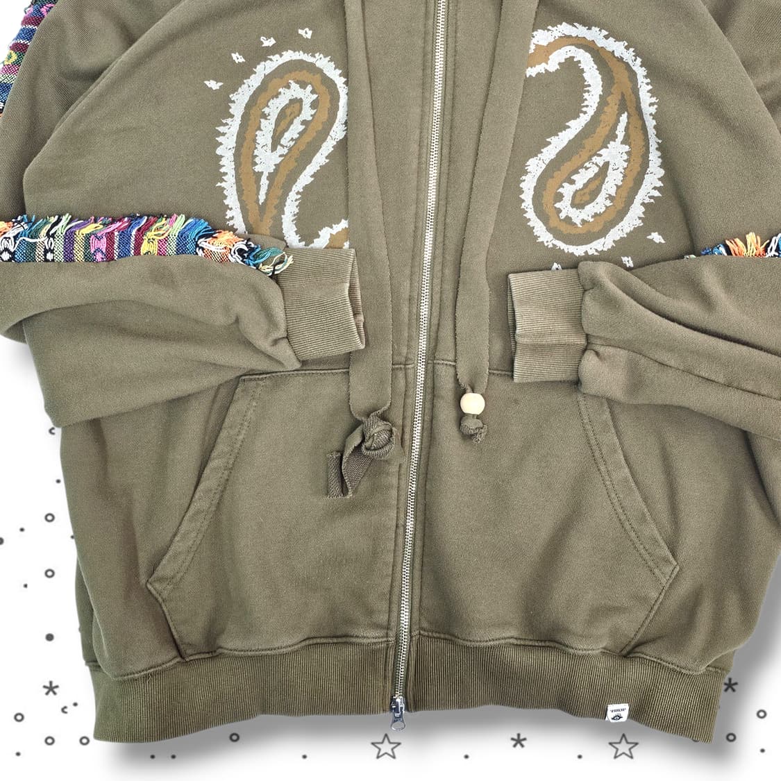 F ESEELMI 에씰미 페이즐리 후드집업 상품이미지3