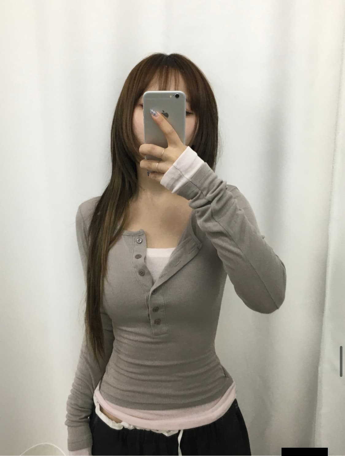 아워캐비넷 coloration layered tee 상품이미지1