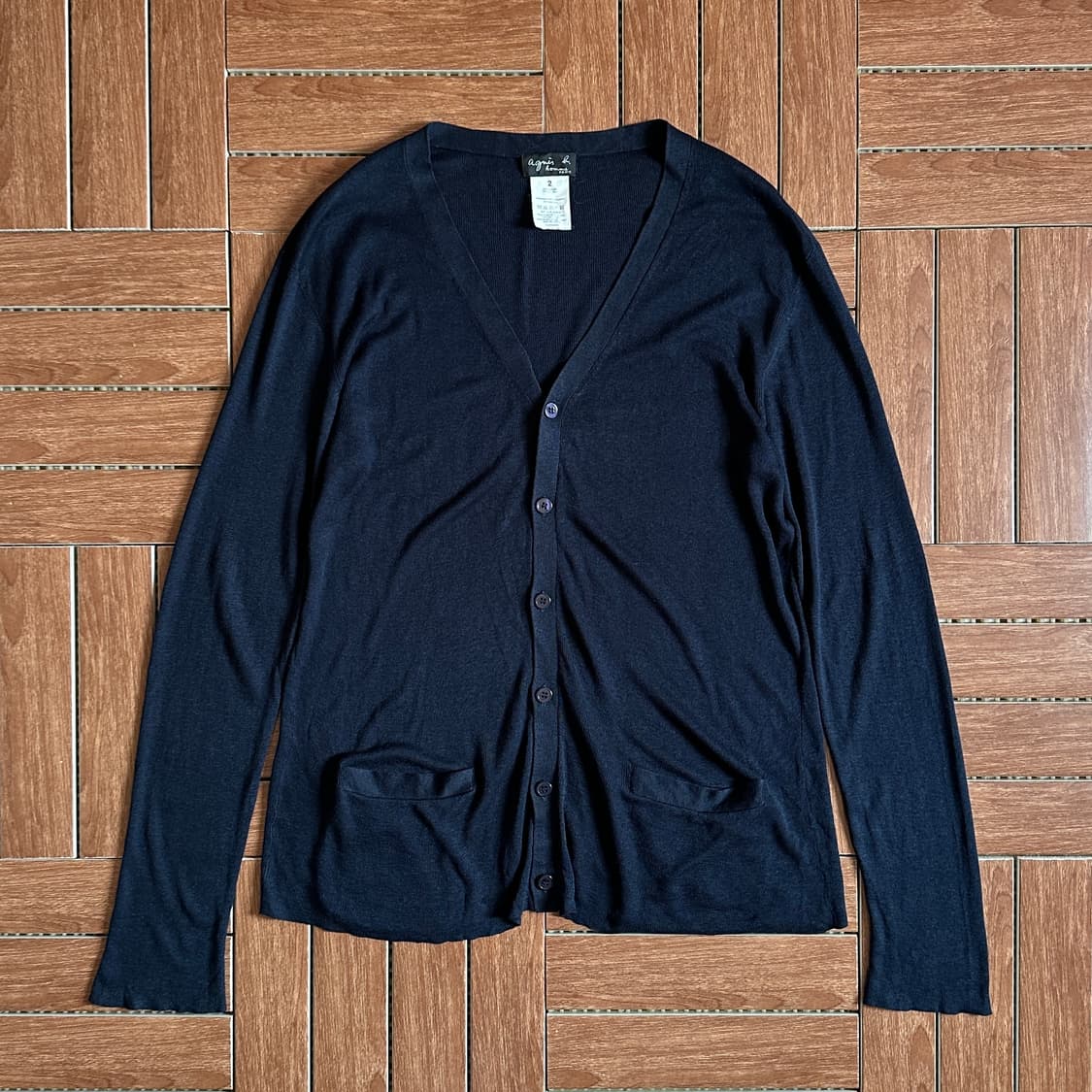 Agnes B homme paris silk linen cardigan 상품이미지1