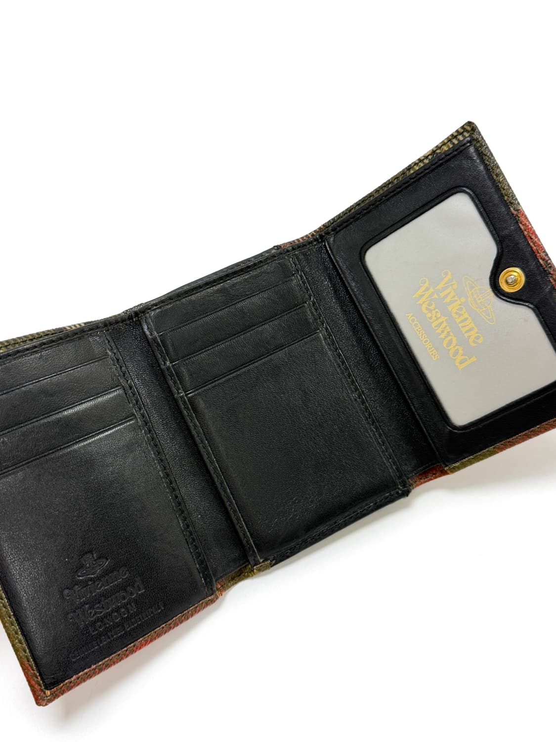 비비안웨스트우드 타탄 체크 ORB 반지갑 상품이미지3