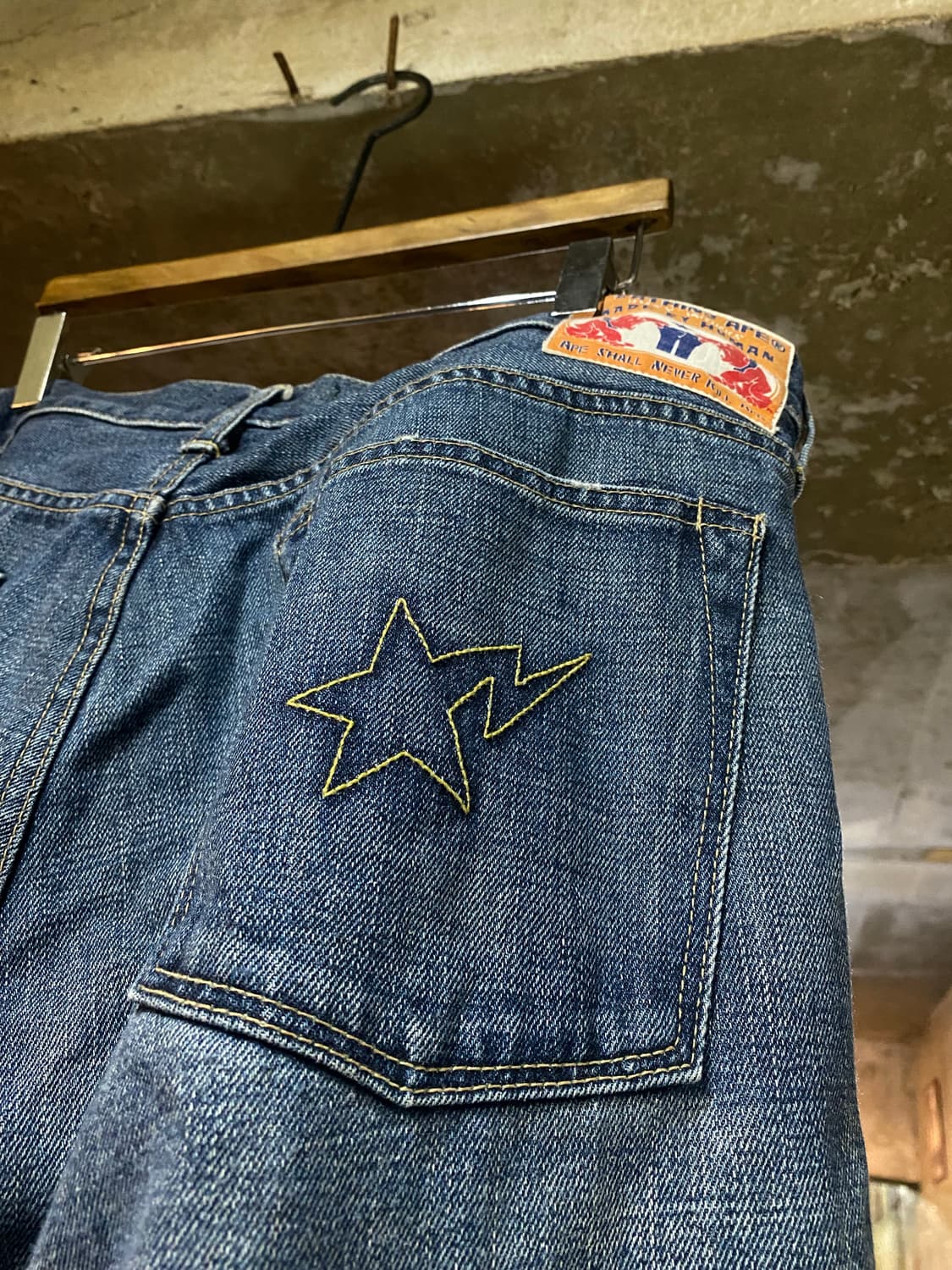 A BATHING APE 베이프 스타 로고 팬츠 L 상품이미지1