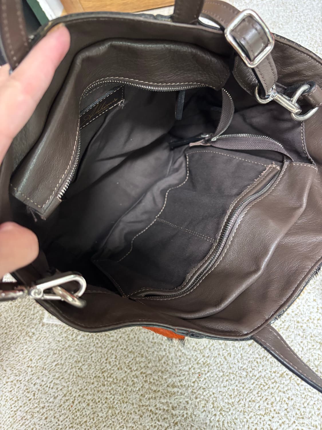 Crazy Pattern Leather Bag 상품이미지10