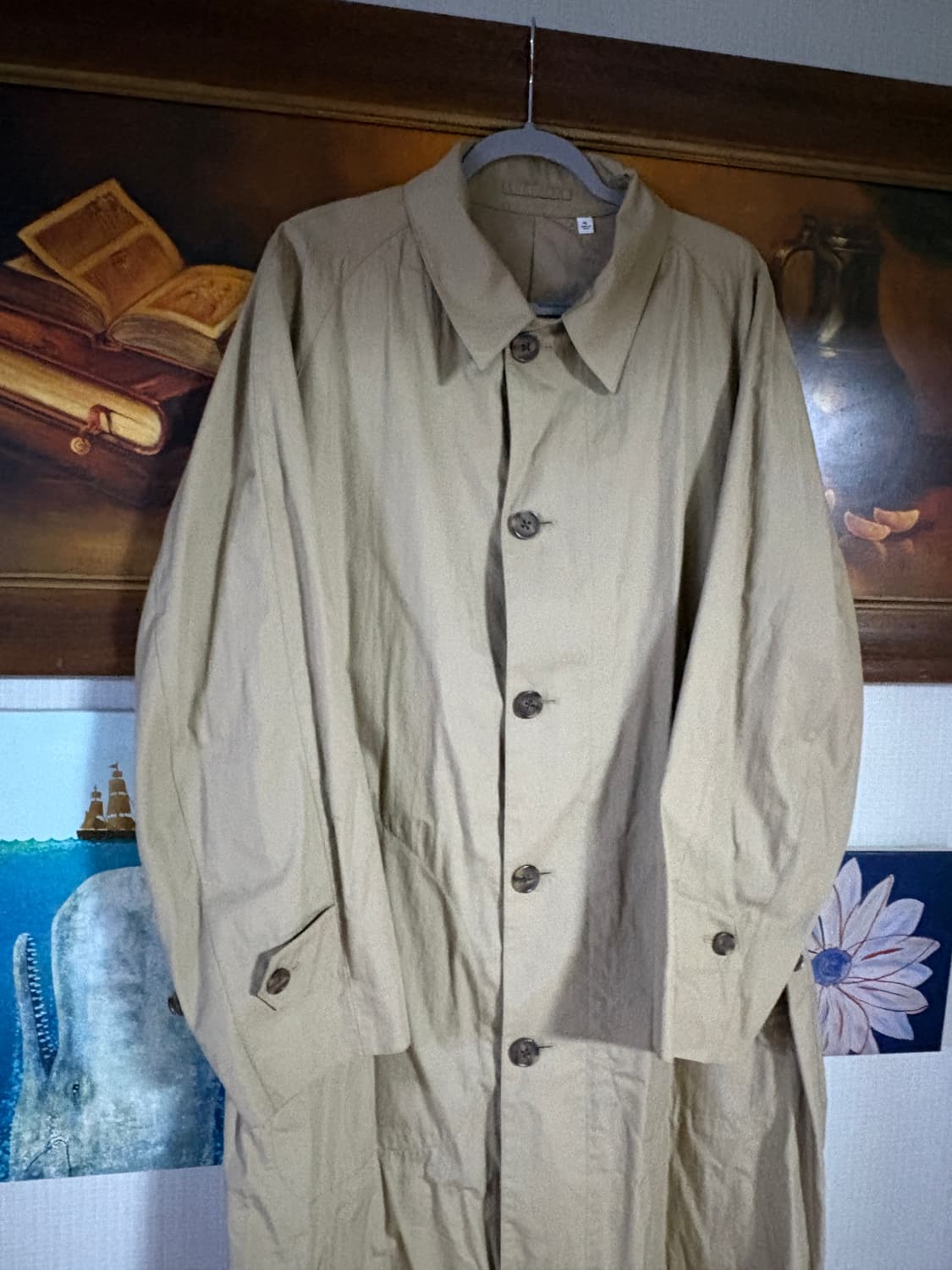 유니클로 베이지 코트 xl 상품이미지2