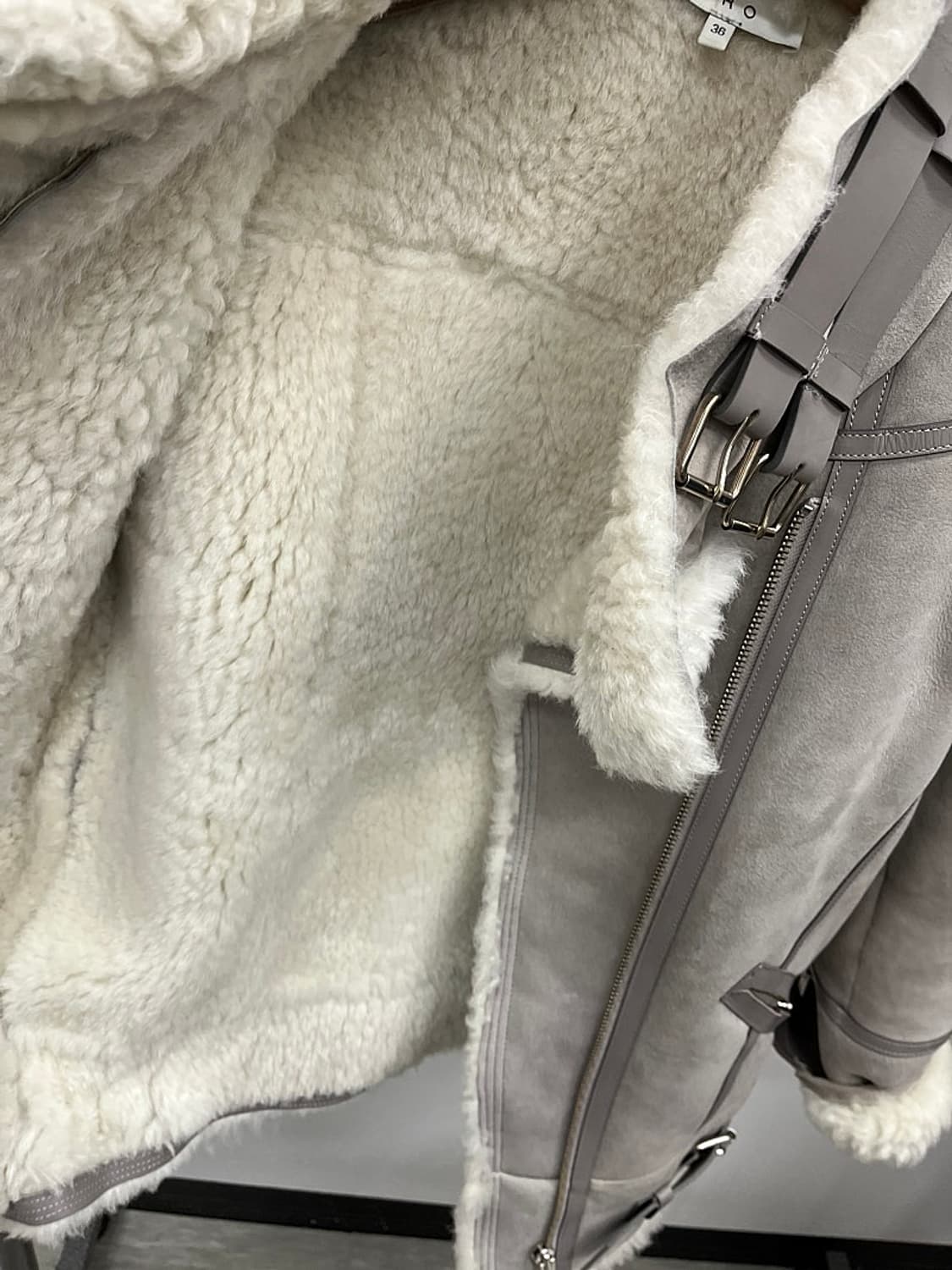 여) 이로 시어링 램스킨 무스탕  상품이미지7