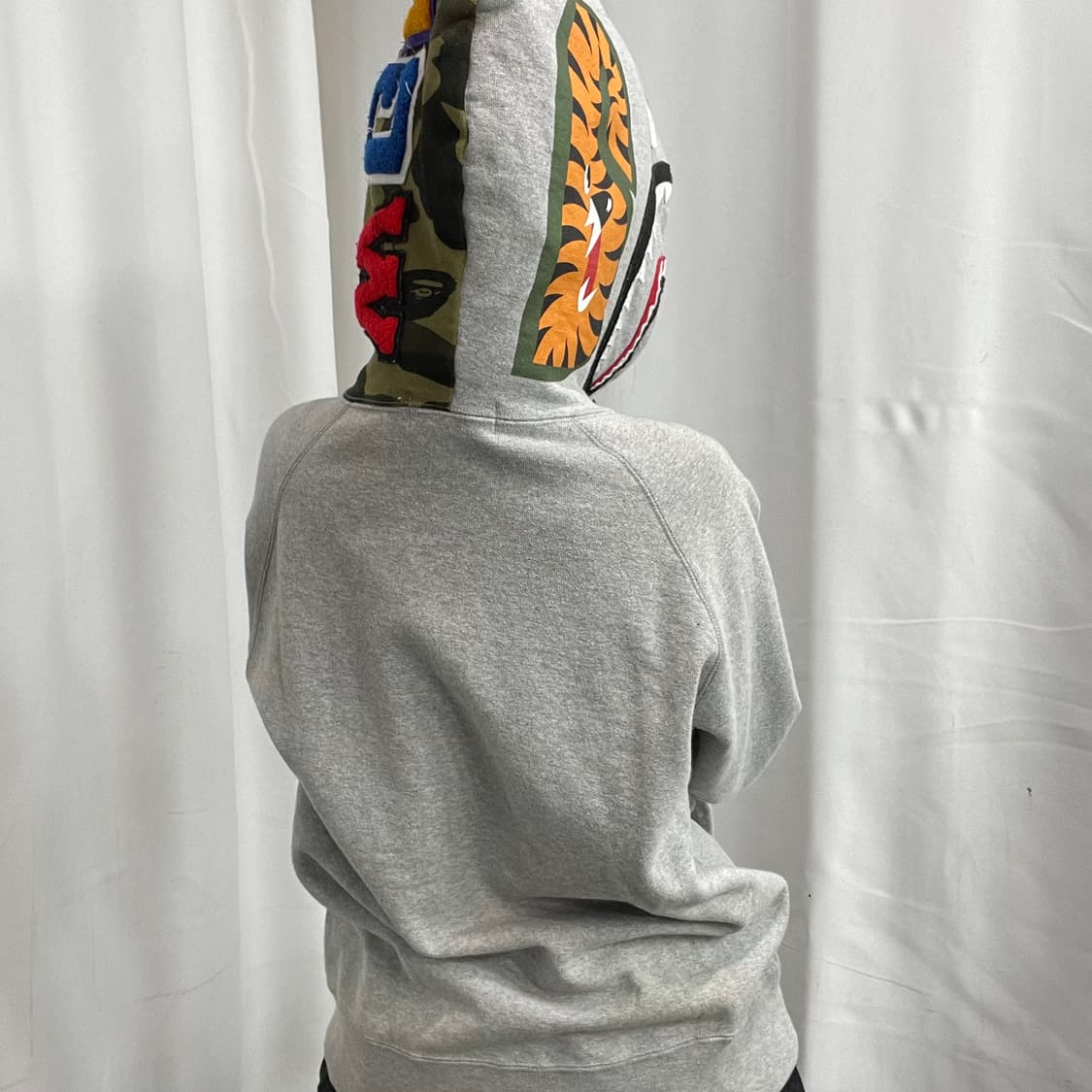 Bape 베이프 샤크 반집업 아노락 후드 상품이미지6