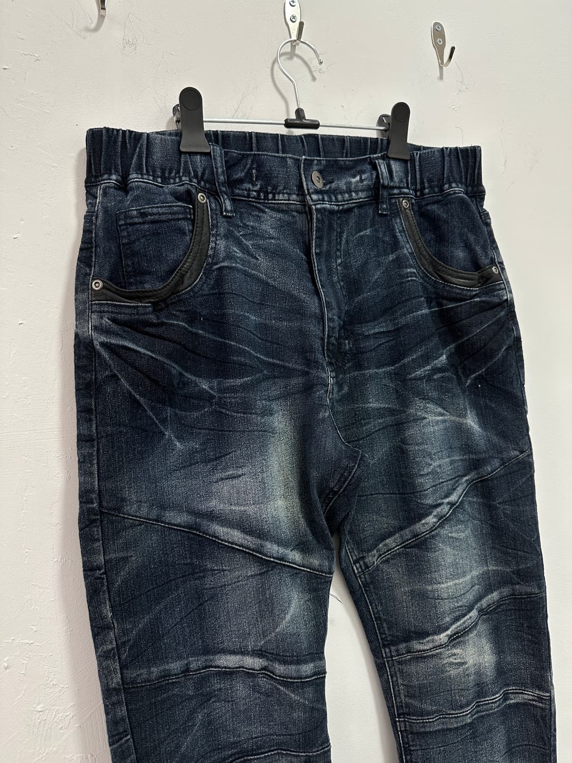 Vintage leather point fade lines biker j 상품이미지4