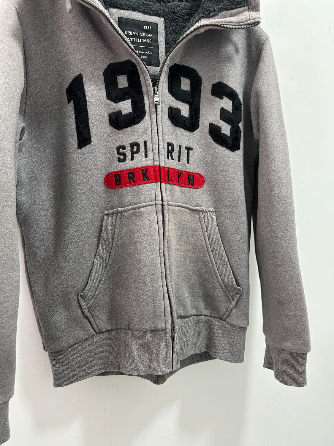 Litmus fur hood zip up 상품이미지5