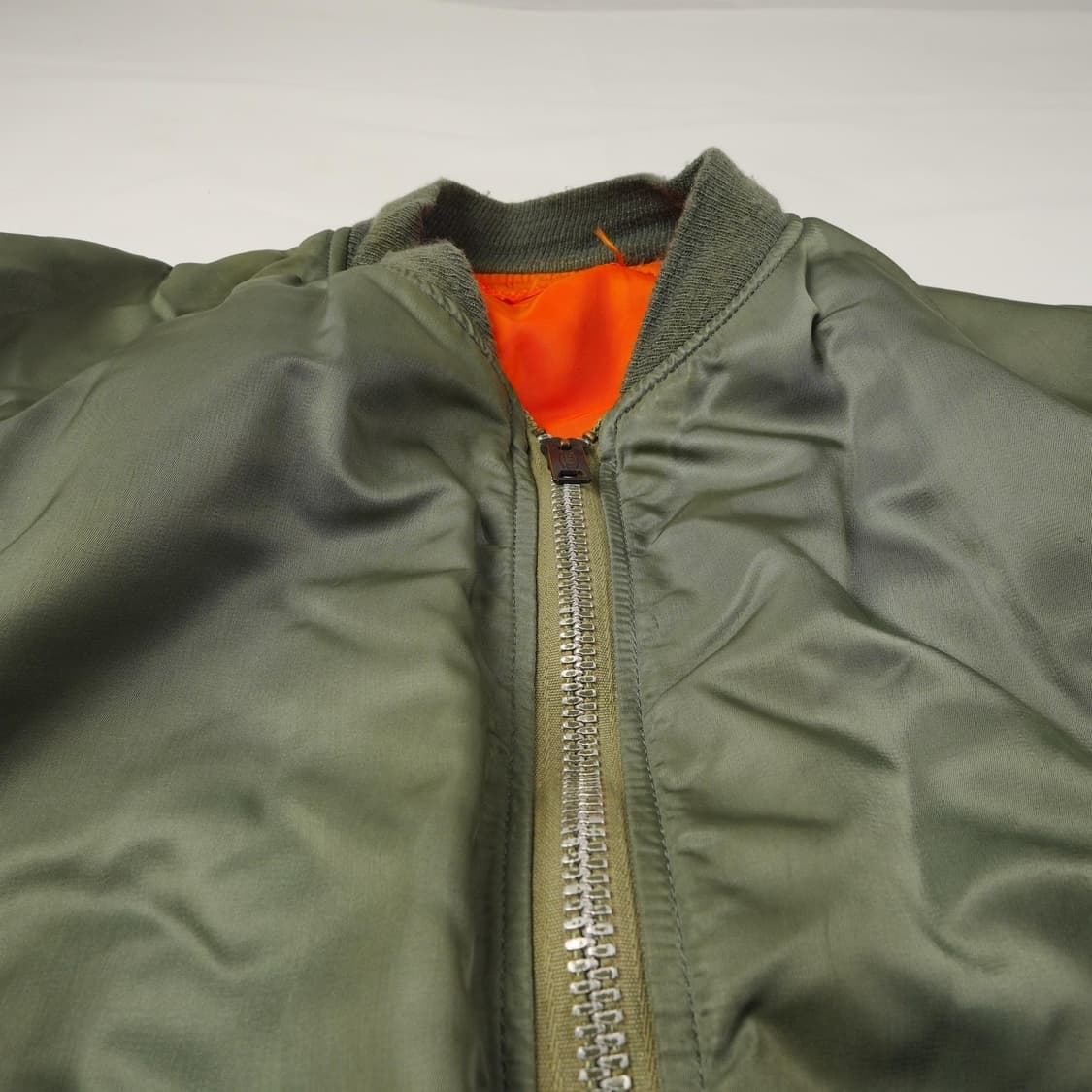 70s 미공군 납품용 알파인더스트리 MA-1 플라이트자켓 세이지 상품이미지2