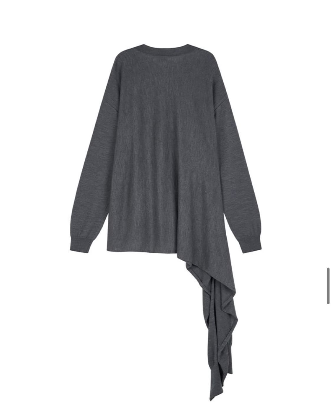 리포스-Side Wrap Knit (Grey) 상품이미지2