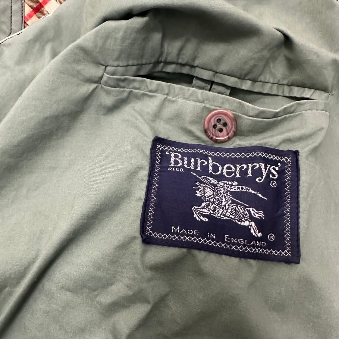 버버리 블루종 봄버 항공 야상 자켓 상품이미지4