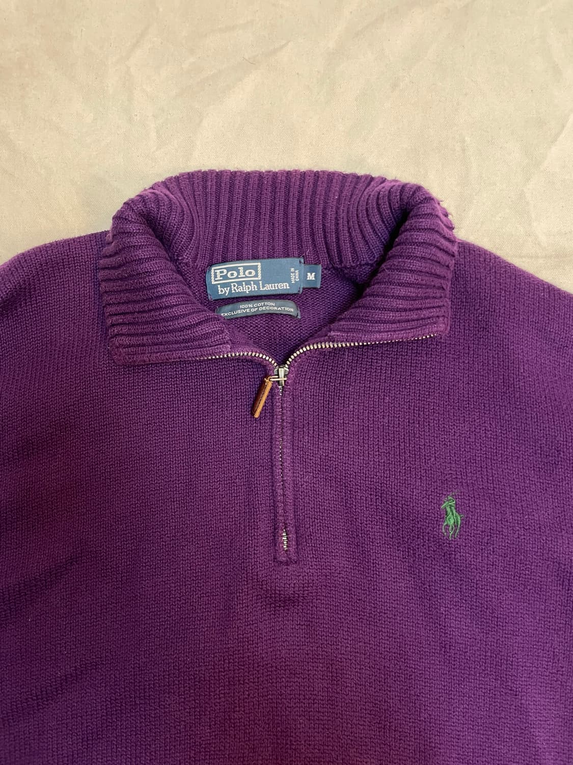 폴로 반집업 니트 상품이미지5