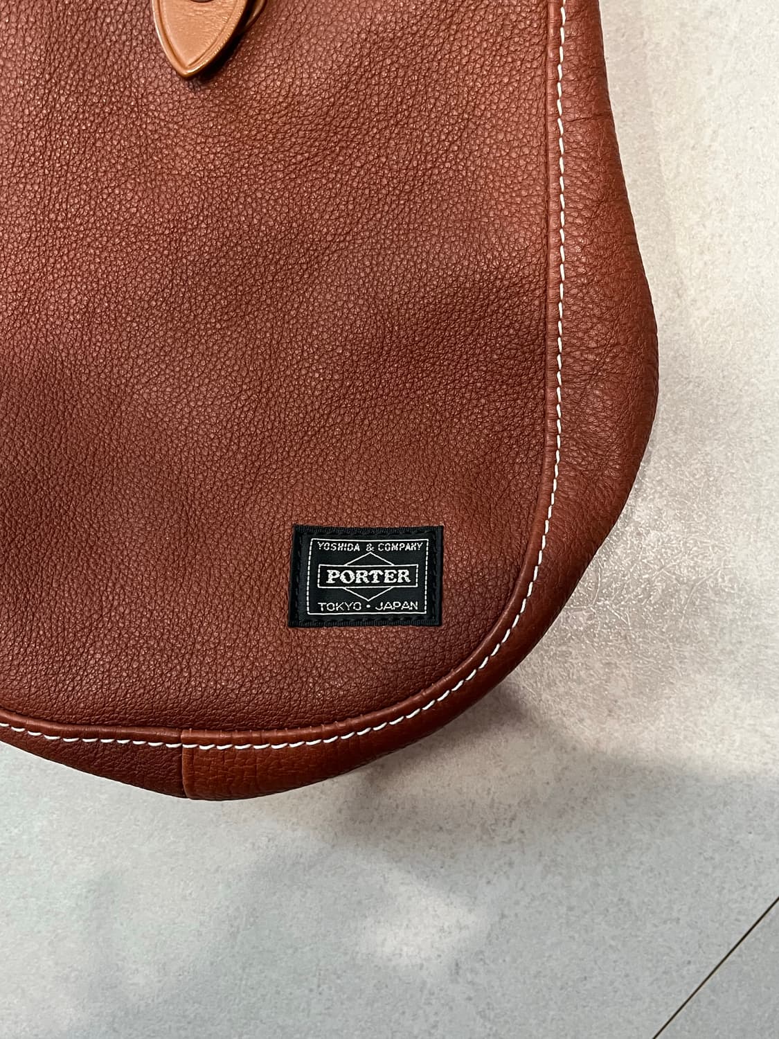 포터 시스코 레더 숄더 크로스백 브라운 상품이미지2