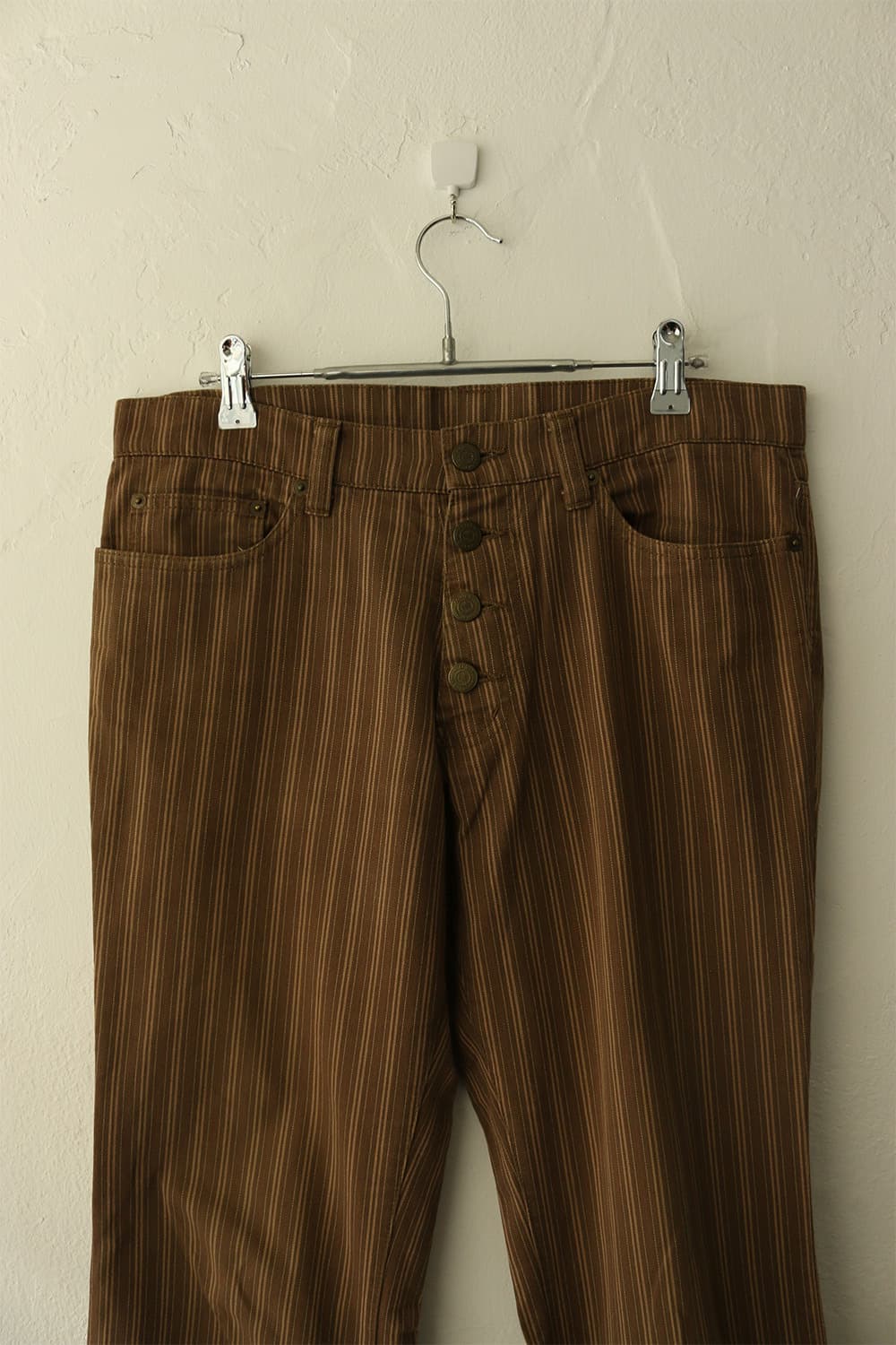 토네이도 마트 스트라이프 벨바텀 팬츠  상품이미지4