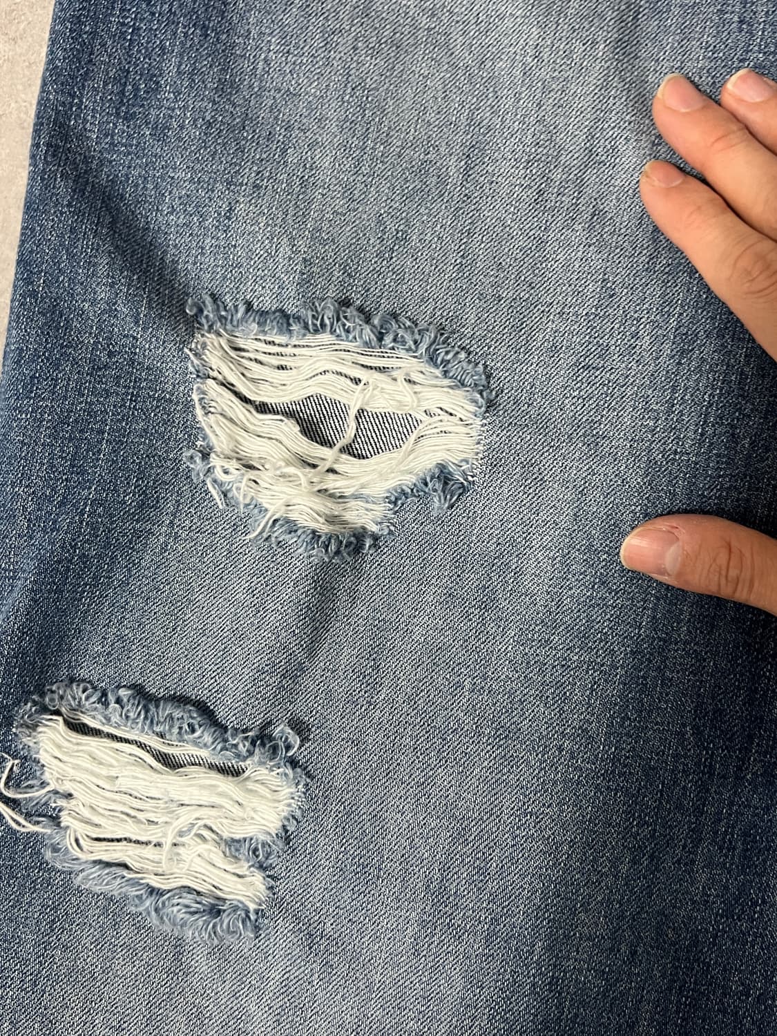 FDR Destroyed 3XL Hype Jean_Medium Blue 상품이미지3