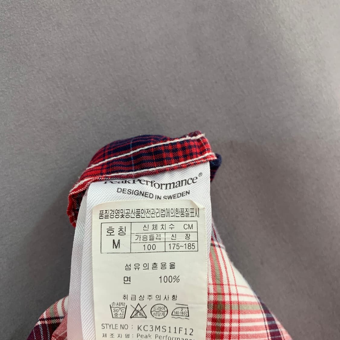M 피크퍼포먼스 아웃도어 웨스턴 체크 셔츠 상품이미지7