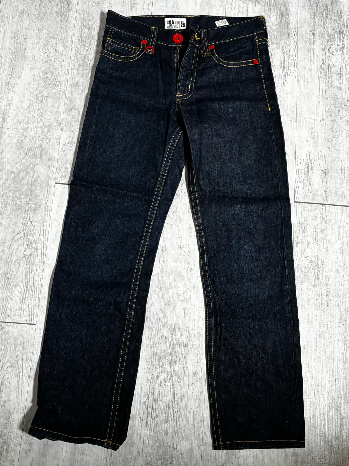 Co&lu cocolulu 백프린트 청바지 상품이미지2