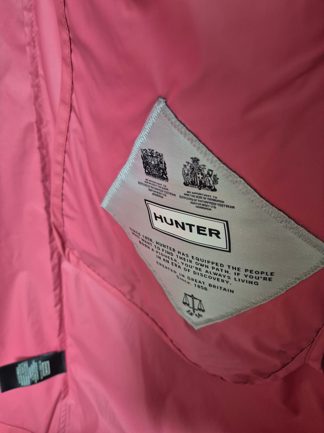 (정품) 헌터 오리지널 레인자켓 레인코트 바람막이 방풍자켓 XS 상품이미지8