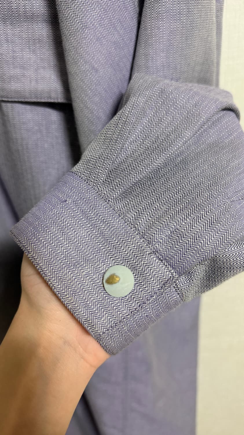 키코 코스타디노브 INEX 스냅 롱 셔츠 바이올렛 상품이미지6