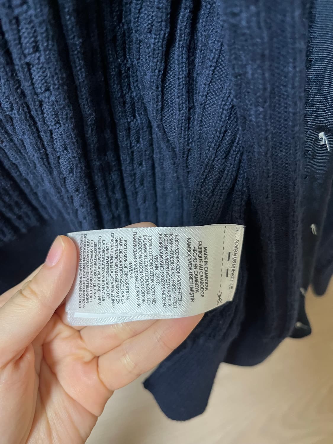 폴로랄프로렌 걸즈 네이비 가디건 (xl) 상품이미지3